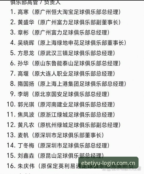 最新易贝体育正规吗 足球禁足名单怎么看?新手球迷必备的赛事资讯解读实用指南